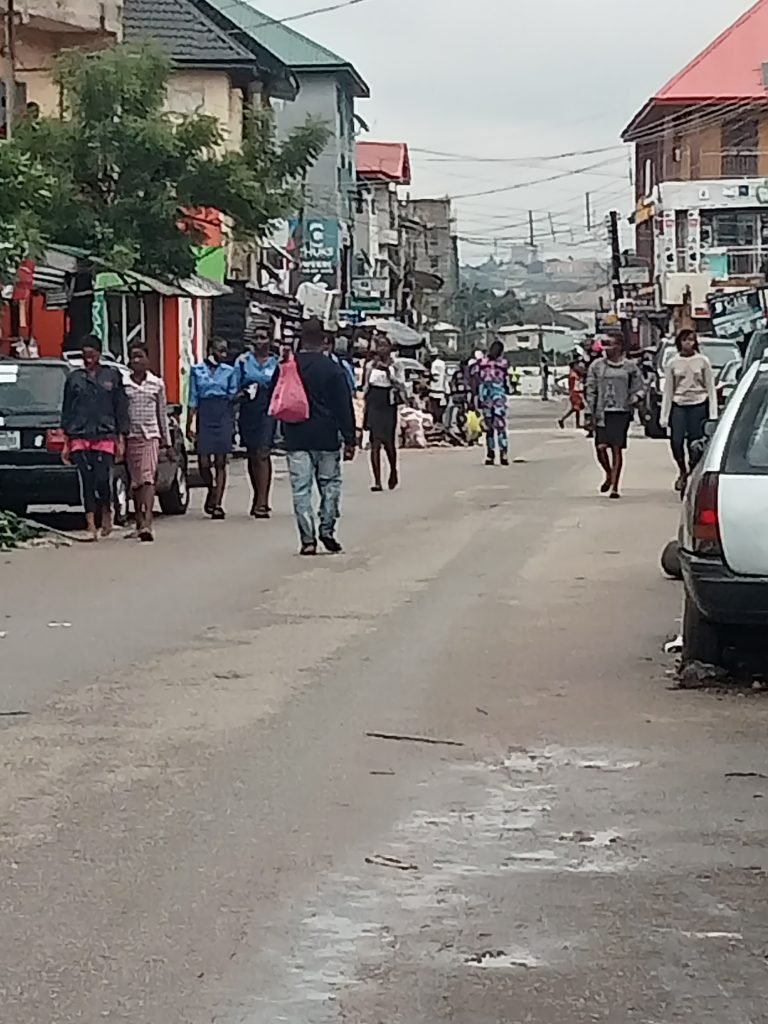 Major road in Owerri Municipal