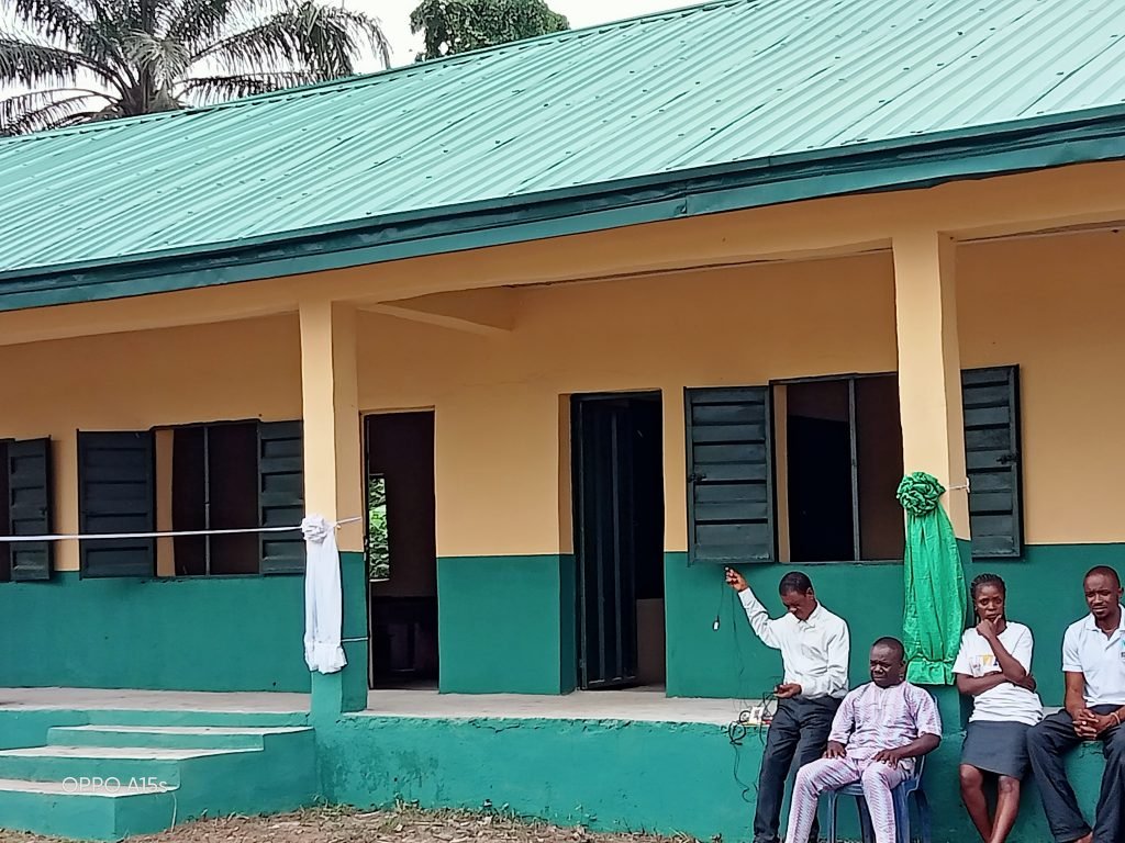 Four blocks of classrooms erected by Rep Sam Ifeanyichukwu Onuigbo at Ekebedi Community School, Oboro, in Ikwuano LGA of Abia State.