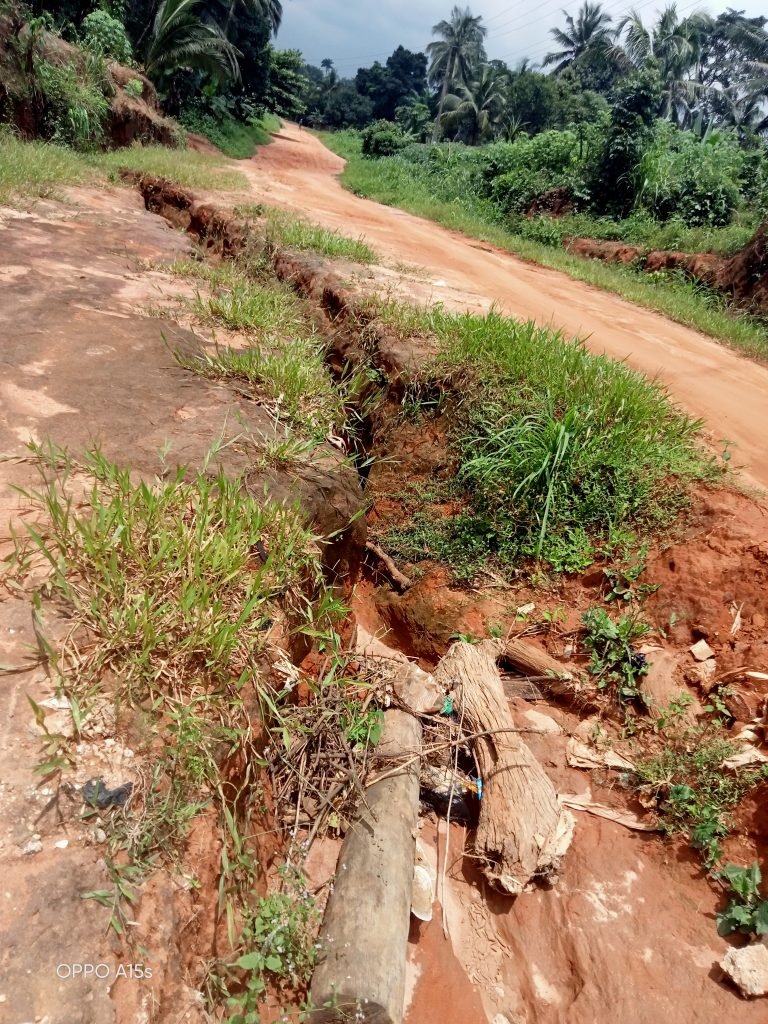 Abandoned broken roads in Abia State