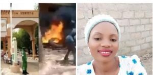 Miss Deborah, the Christian lady who was beaten up and burnt to death by angry Muslim for using the phrase "nonsense prophet".