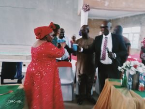 Revd. (Proph. Ijeoma Chioma, showing off her dance steps.