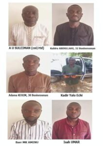 Notorious criminal gangs intercepted and arrested by DSS Joint Operation and other sister security agencies.